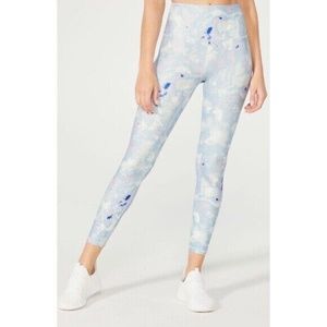 Wildfox Women's Sweat High Watercolor Spill Tie Dye Leggings Medium NEW